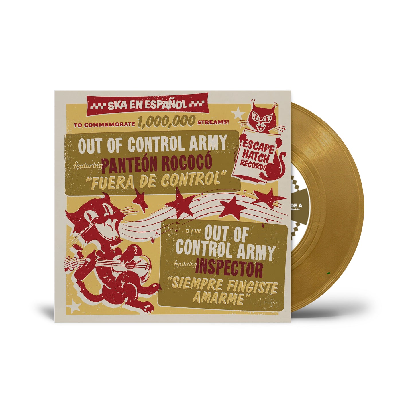 Out of Control Army with Panteón Rococó and Inspector 7"
