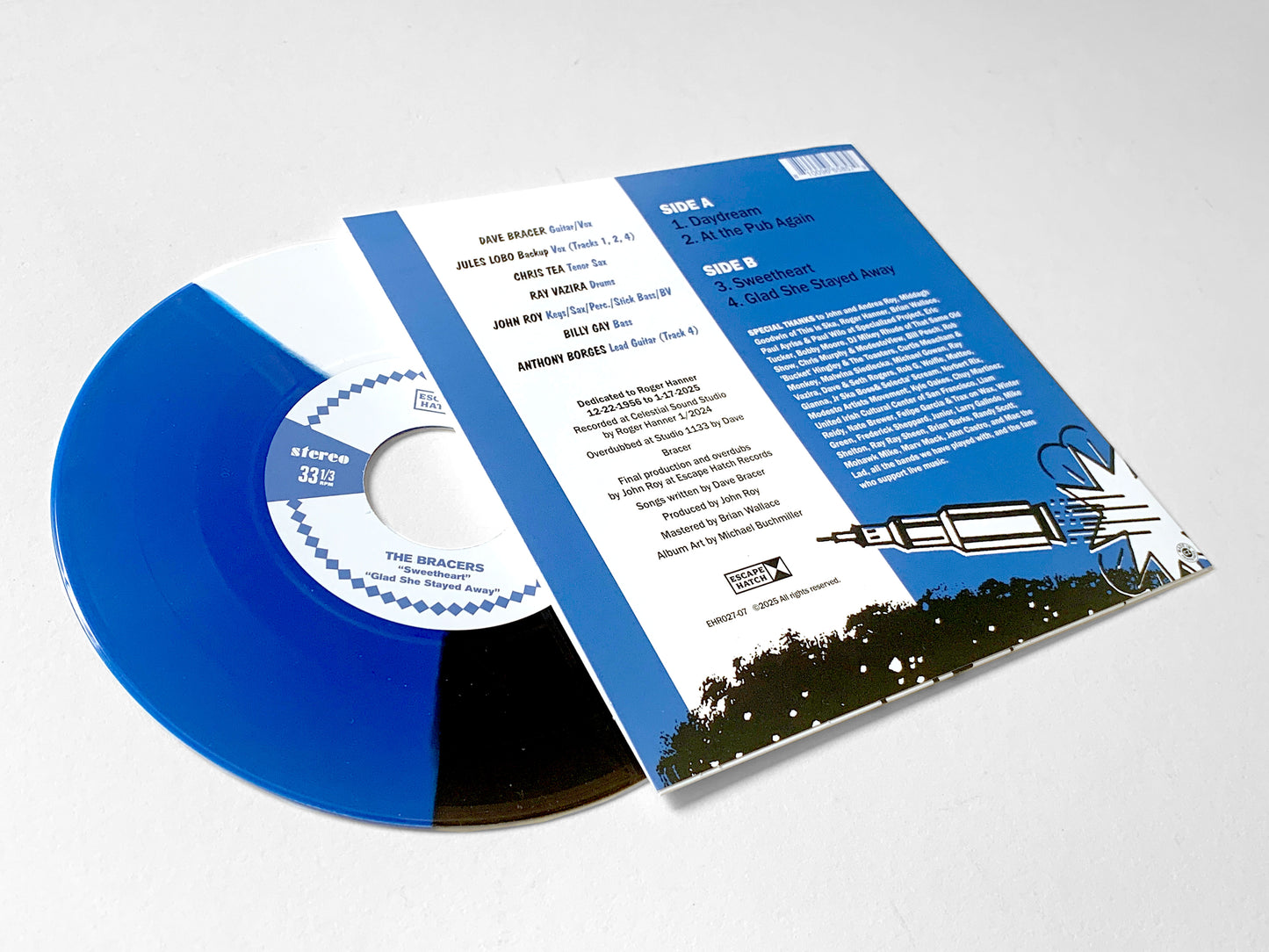 The Bracers "Three Million Miles" 7"