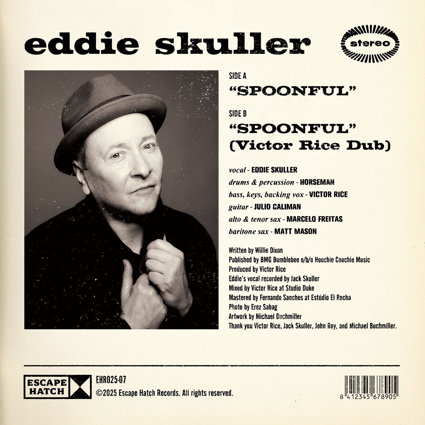 Eddie Skuller "Spoonful" 7"