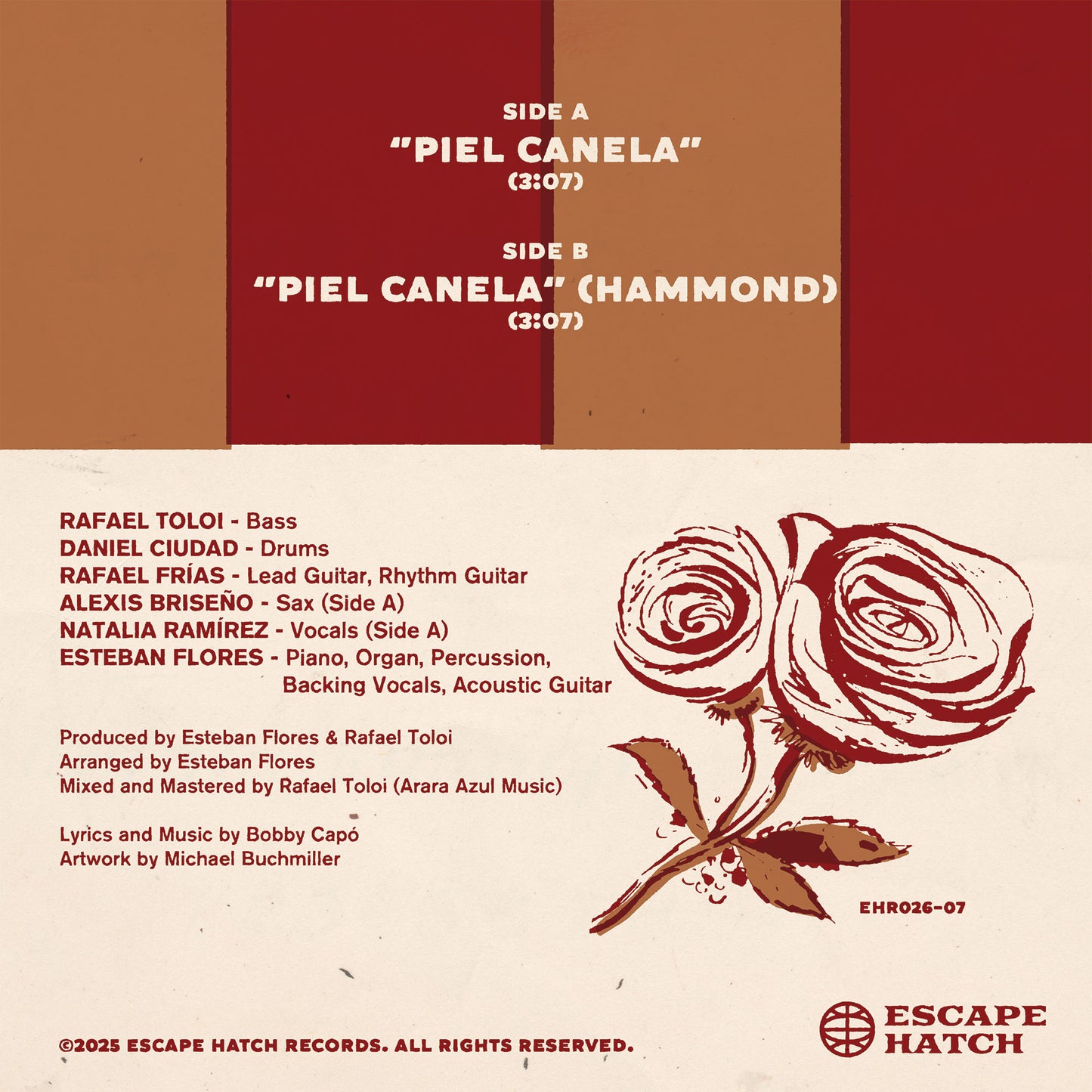 PRE-ORDER - Los Tropics "Piel Canela" 7"