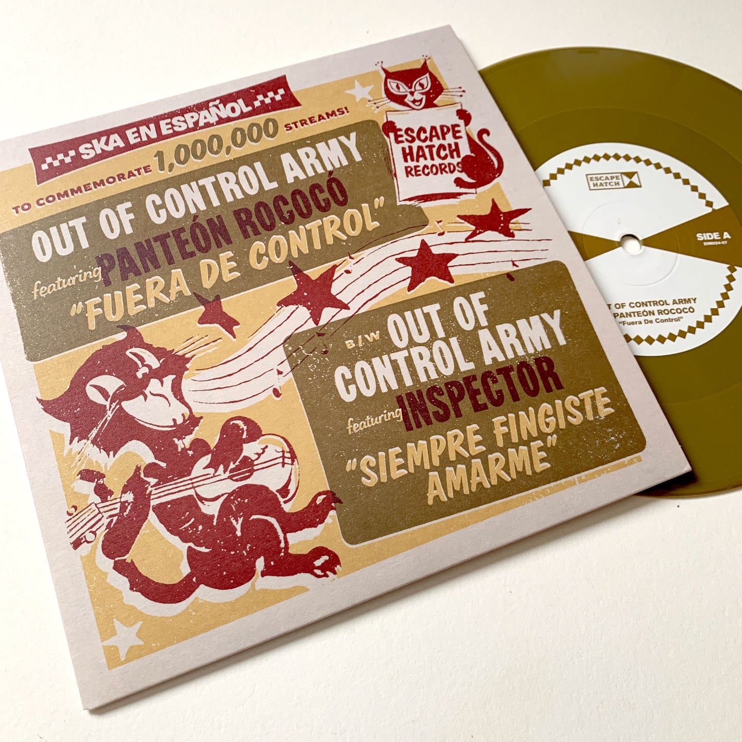 Out of Control Army with Panteón Rococó and Inspector 7"