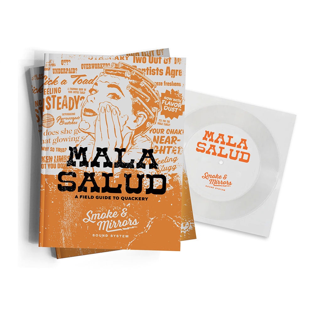 Smoke and Mirrors Sound System "Mala Salud" Book + 7" Flexi