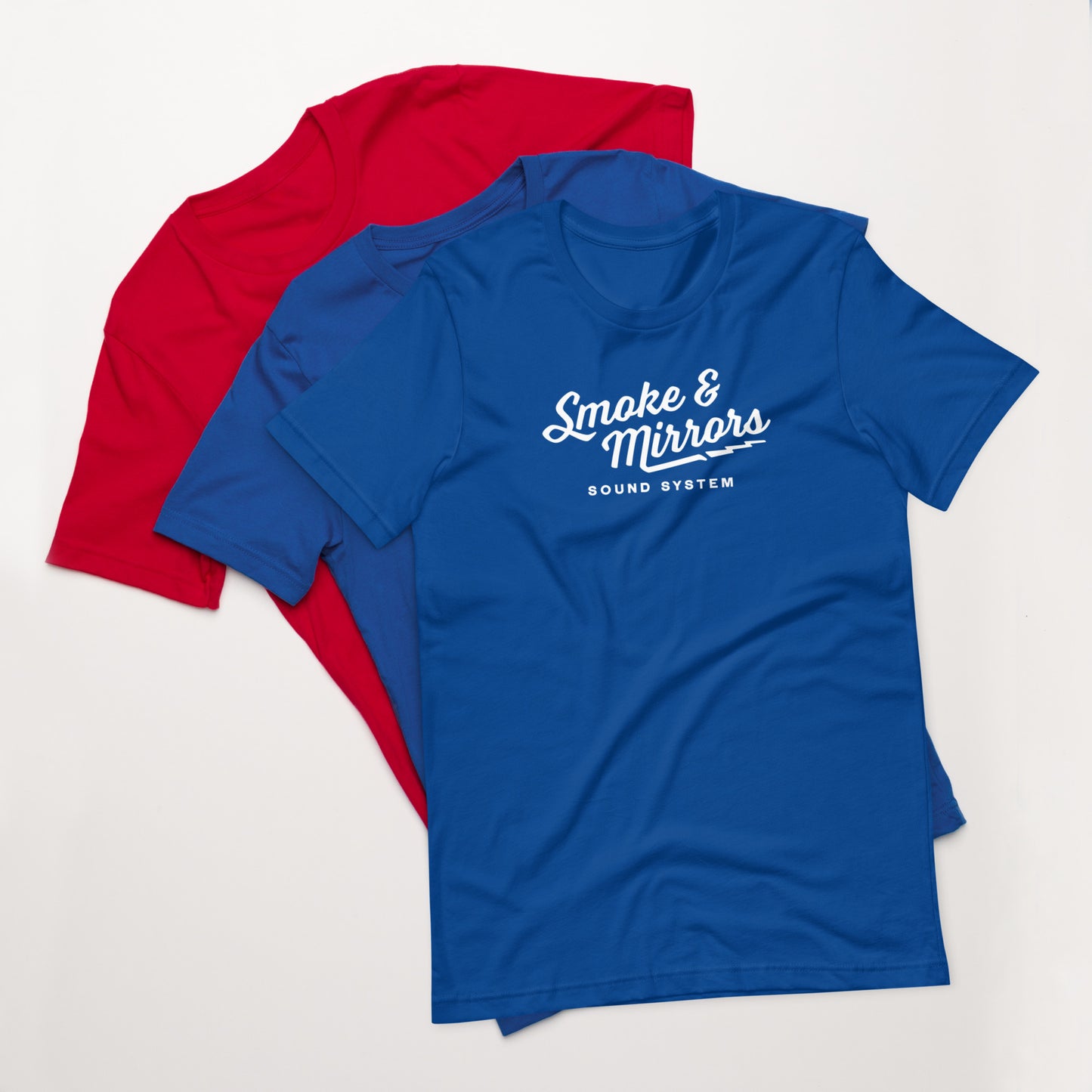 Smoke and Mirrors Sound System - T-Shirt - Bolt (Pick Your Color)