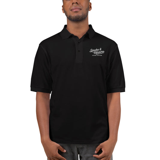 Smoke and Mirrors - Embroidered Port Authority Polo Shirt - Bolt