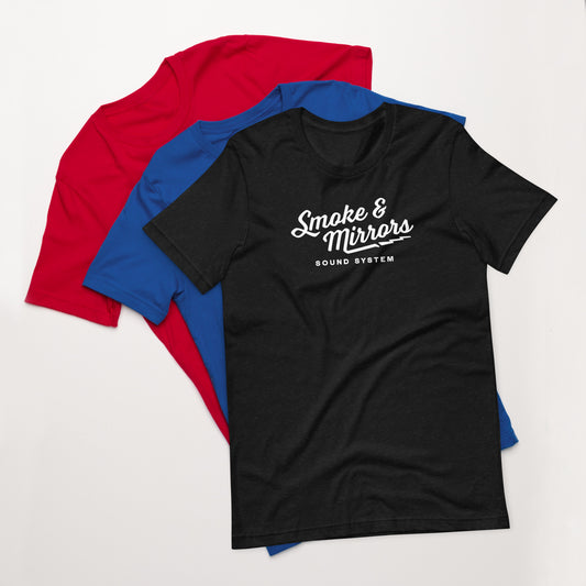 Smoke and Mirrors Sound System - T-Shirt - Bolt (Pick Your Color)